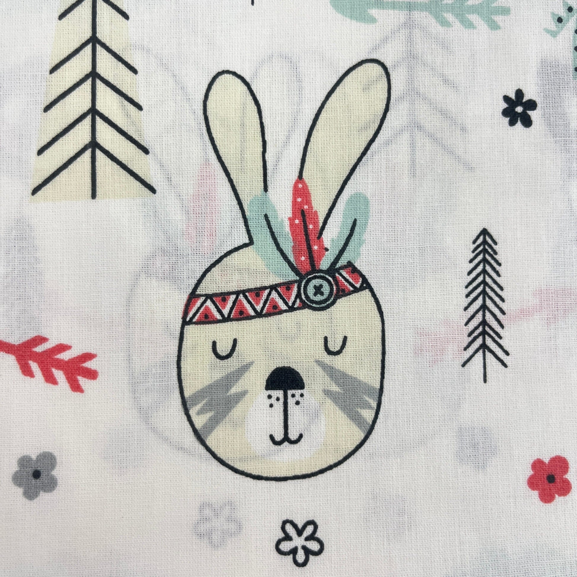 Le Coupon 120x100 Mytissus® - Renards du FarWest Tissu Coton MYTISSUS 