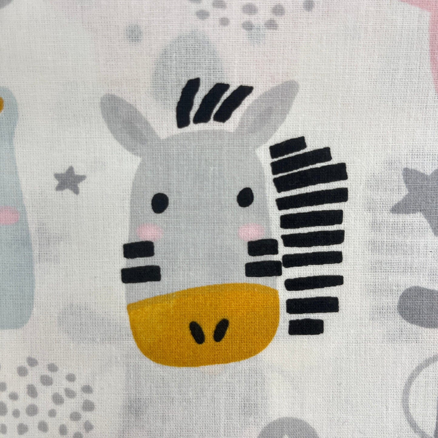 Le Coupon 120x100 Mytissus® - Têtes mignonnes d’animaux Tissu Coton MYTISSUS 