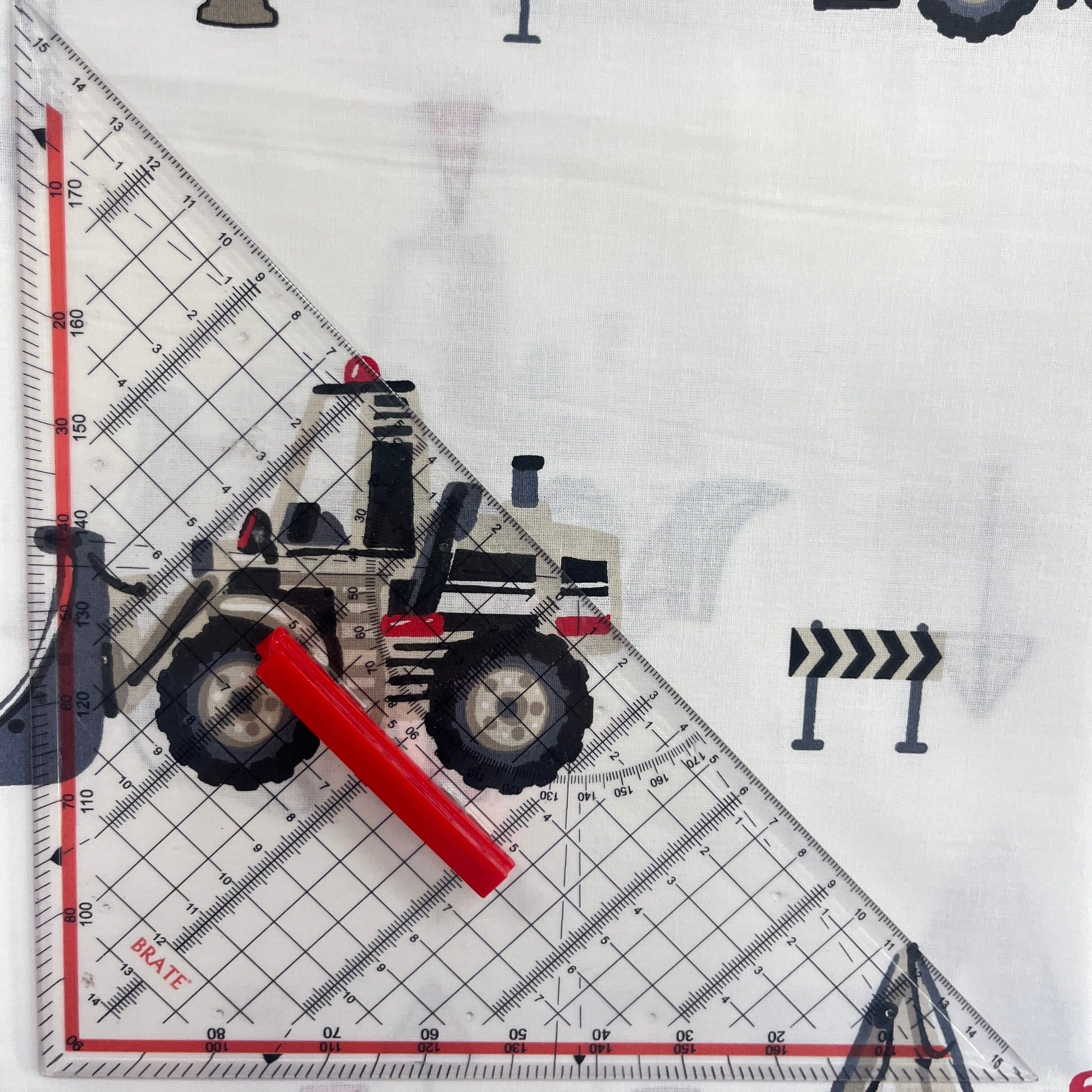 Le Coupon 120x100 Mytissus® - Tracteur Tissu Coton MYTISSUS 