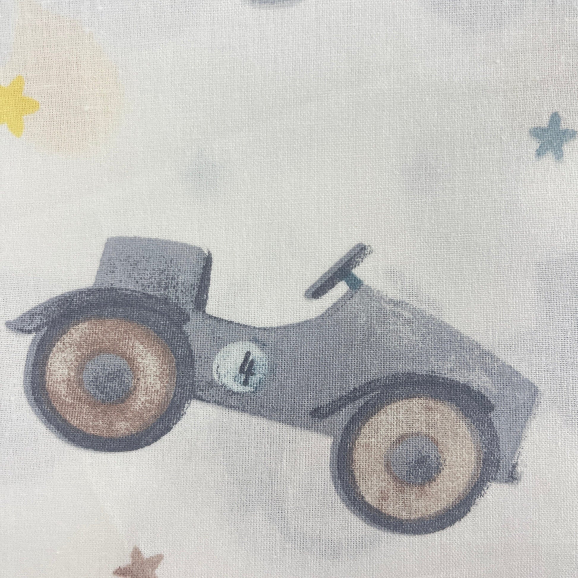 Le Coupon 120x100 Mytissus® - Voitures Vintage Anciennes Tissu Coton MYTISSUS 