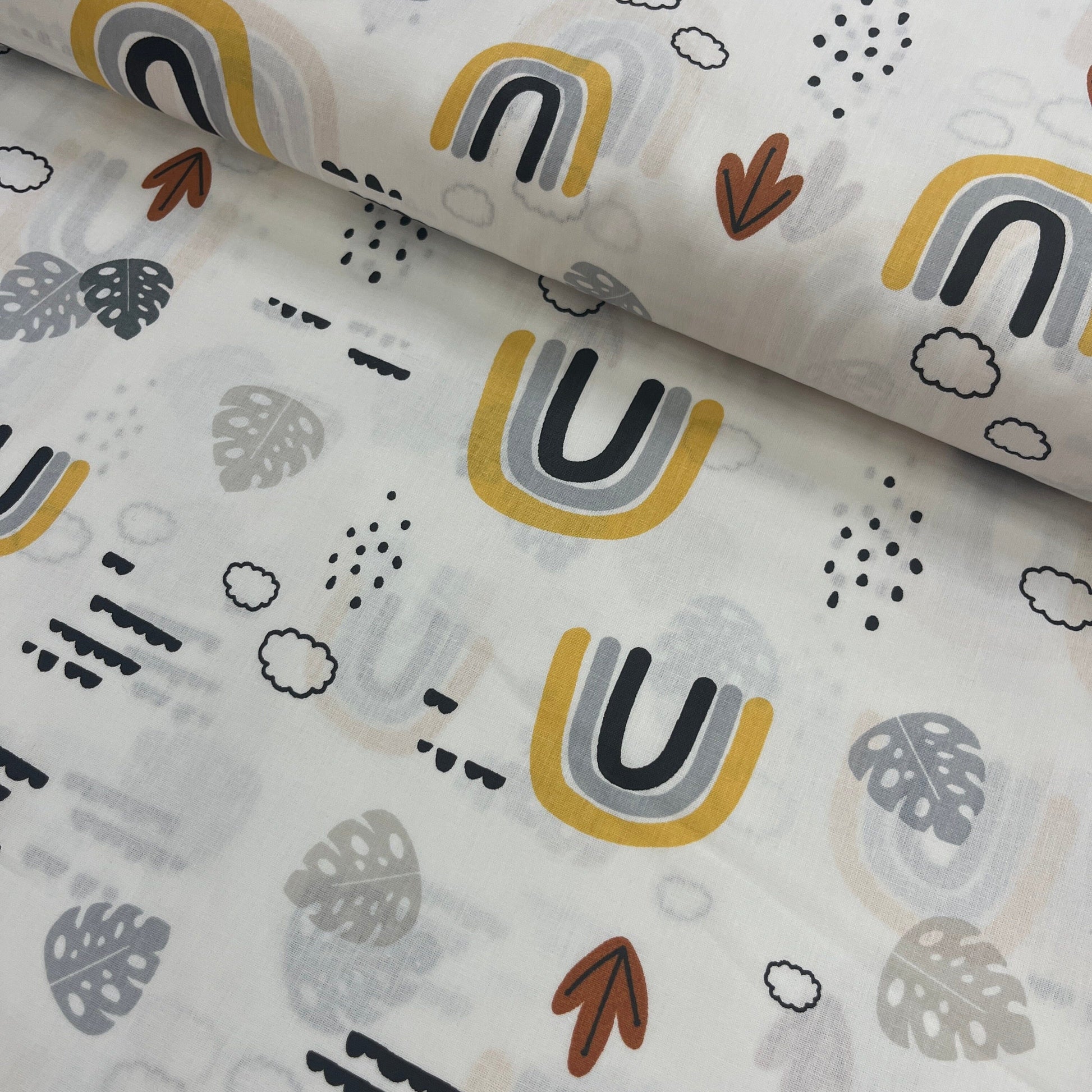 Le Grand Coupon 3m Mytissus® - Arc-en-Ciel Tissu Coton MYTISSUS 