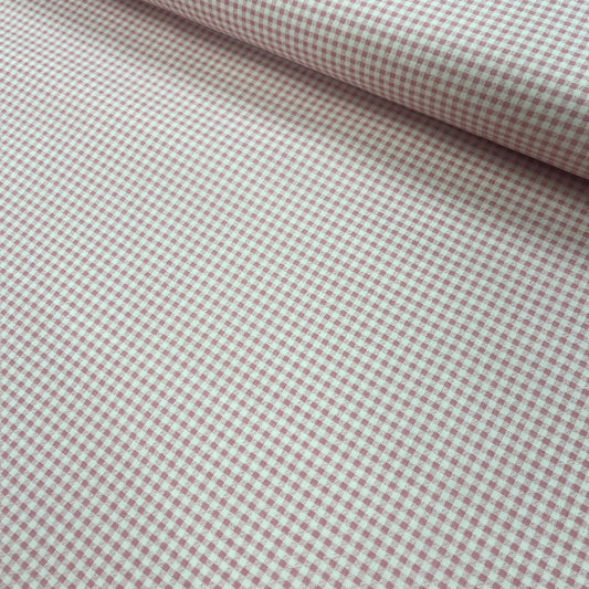 Le Grand Coupon 3m Mytissus® - Vichy Vieux Rose Tissu Coton MYTISSUS 