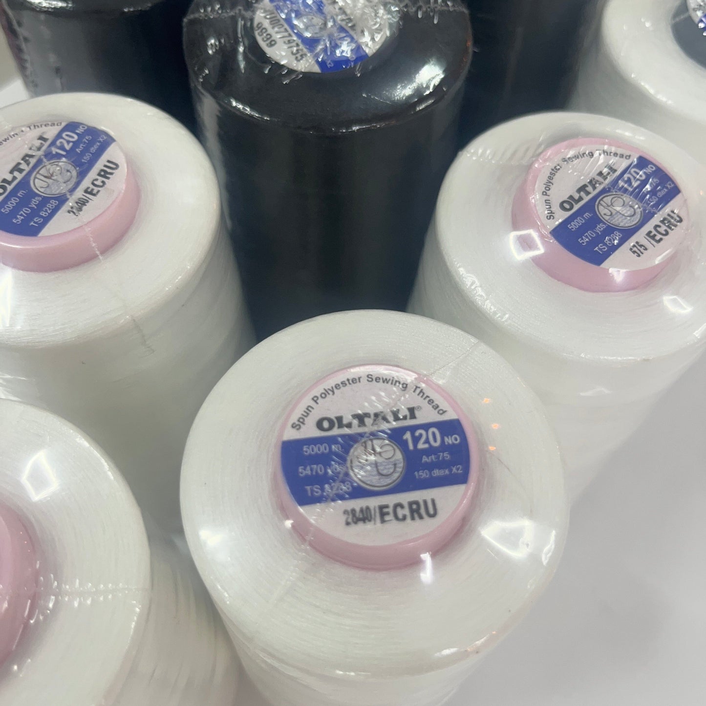 LOT de 4 Bobines Surjeteuse Premium Overlock 5000 m Fil à coudre MYTISSUS 