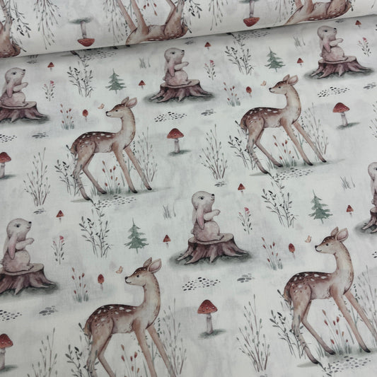 Popeline 100 % Coton Mytissus® - Bambi Tissu Coton MYTISSUS 