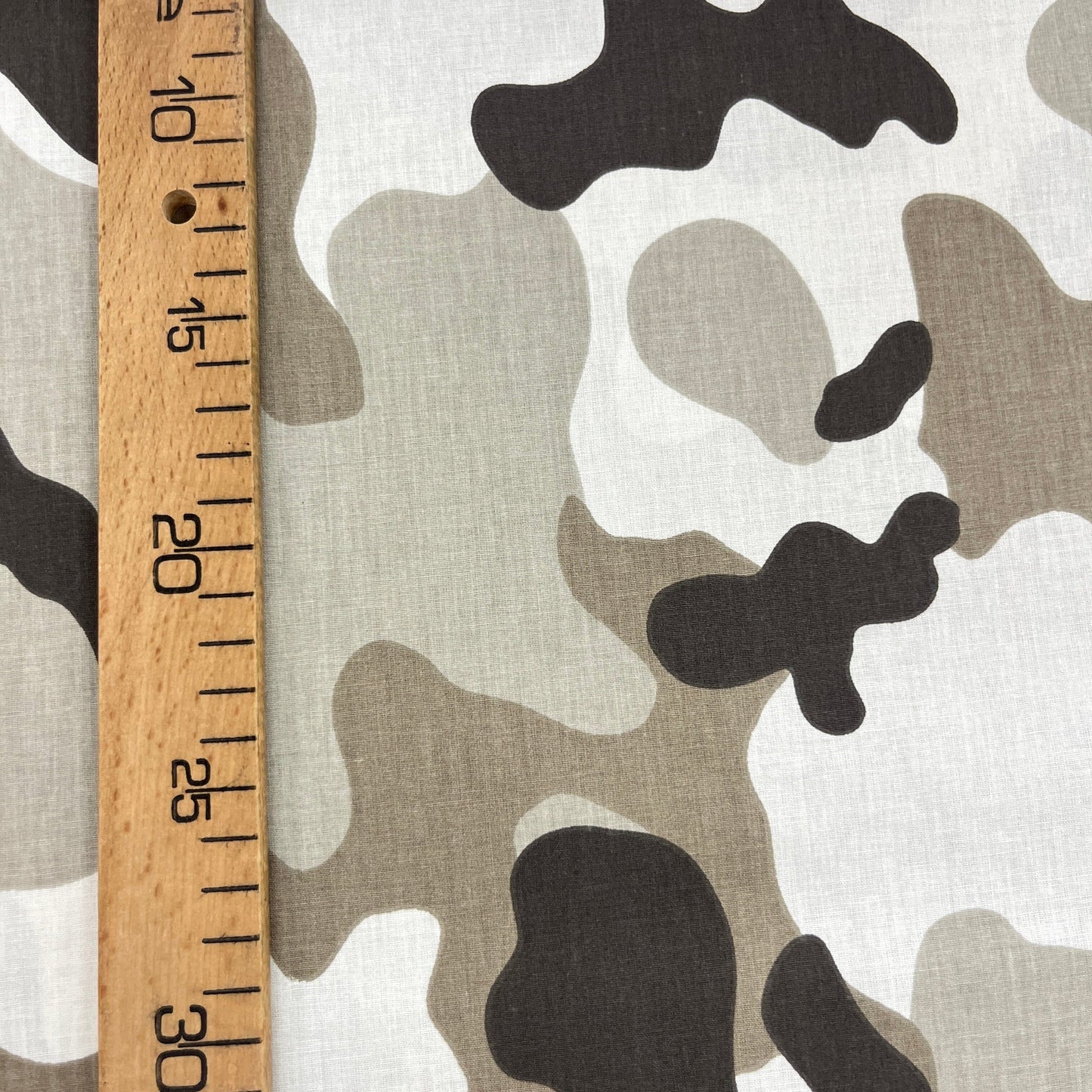 Popeline 100 % Coton Mytissus® - Camouflage Militaire Marron MYTISSUS 