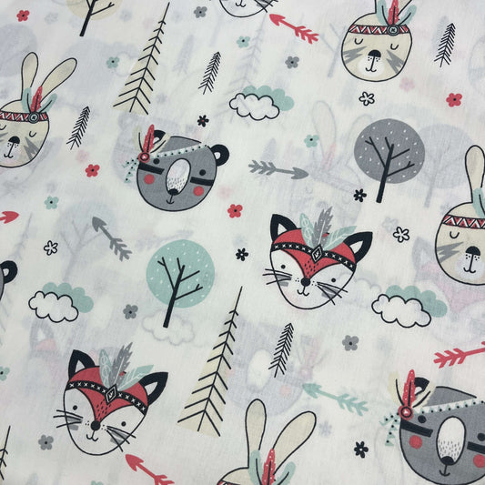 Popeline 100 % Coton Mytissus® - Chats Indiens Tissu Coton MYTISSUS 