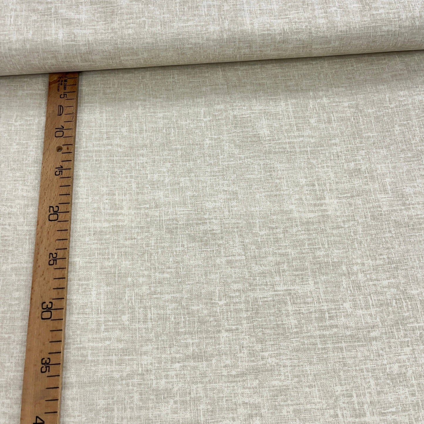 Popeline 100 % Coton Mytissus® - Faux-Uni Beige Clair Tissu Coton MYTISSUS 