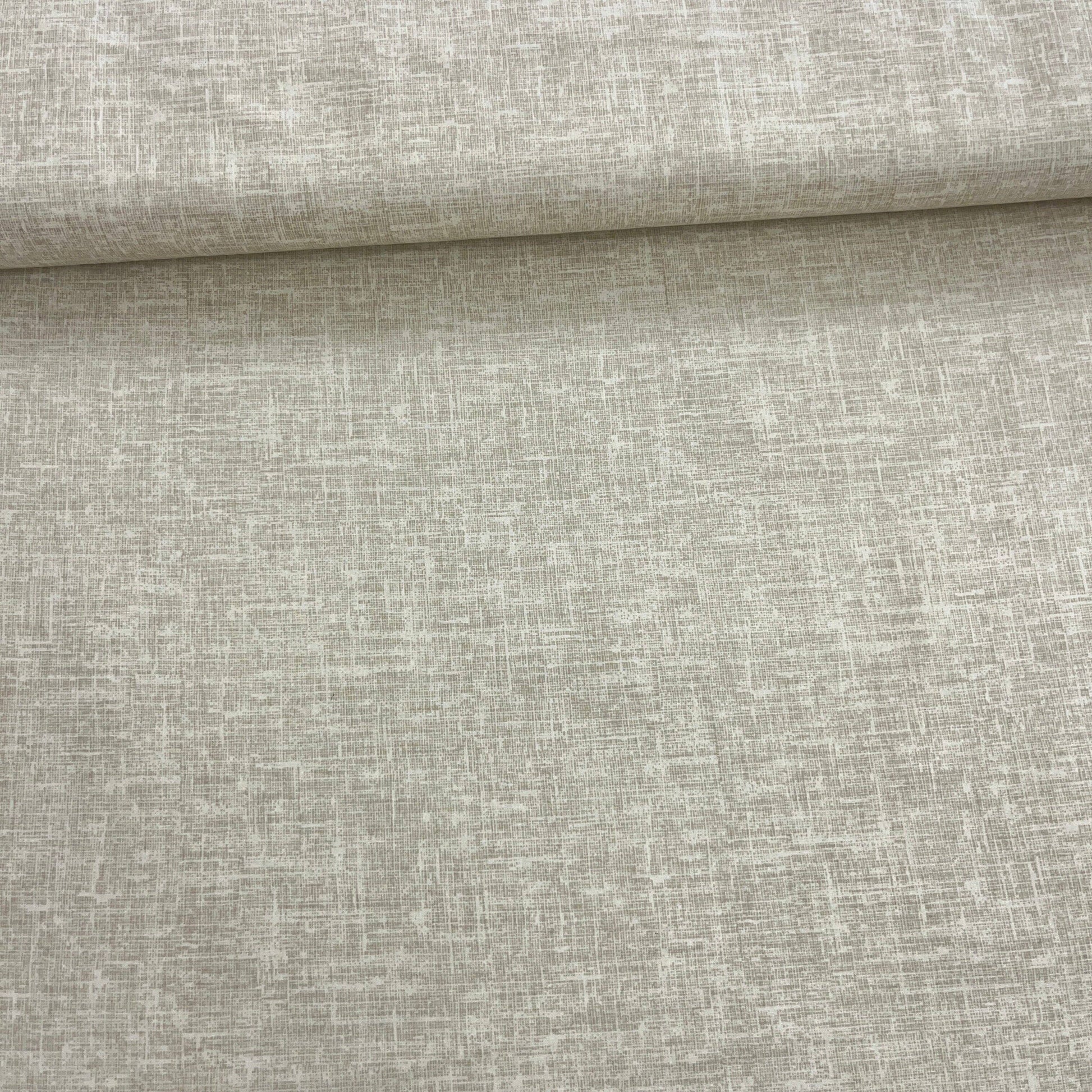 Popeline 100 % Coton Mytissus® - Faux-Uni Beige Clair Tissu Coton MYTISSUS 