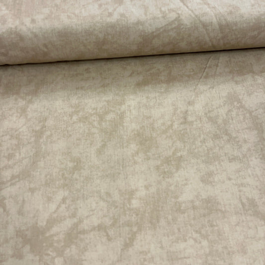 Popeline 100 % Coton Mytissus® - Faux-Uni Beige Marbré MYTISSUS 