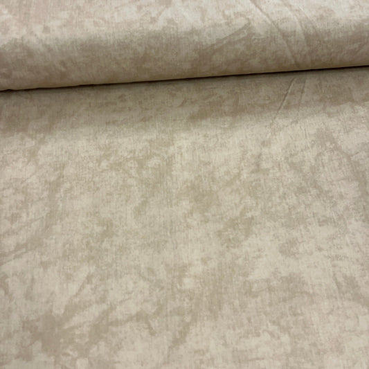 Popeline 100 % Coton Mytissus® - Faux-Uni Beige Marbré Tissu Coton MYTISSUS 