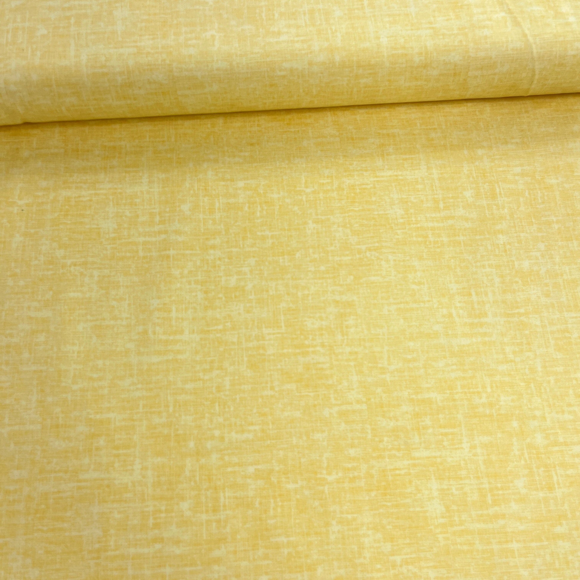 Popeline 100 % Coton Mytissus® - Faux-Uni Jaune Tissu Coton MYTISSUS 