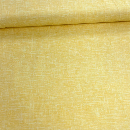 Popeline 100 % Coton Mytissus® - Faux-Uni Jaune Tissu Coton MYTISSUS 
