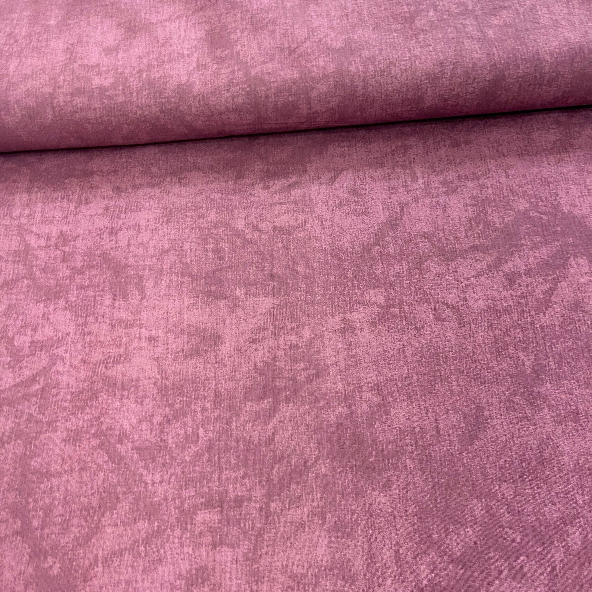 Popeline 100 % Coton Mytissus® - Faux-Uni Lie de Vin Marbré Tissu Coton MYTISSUS 