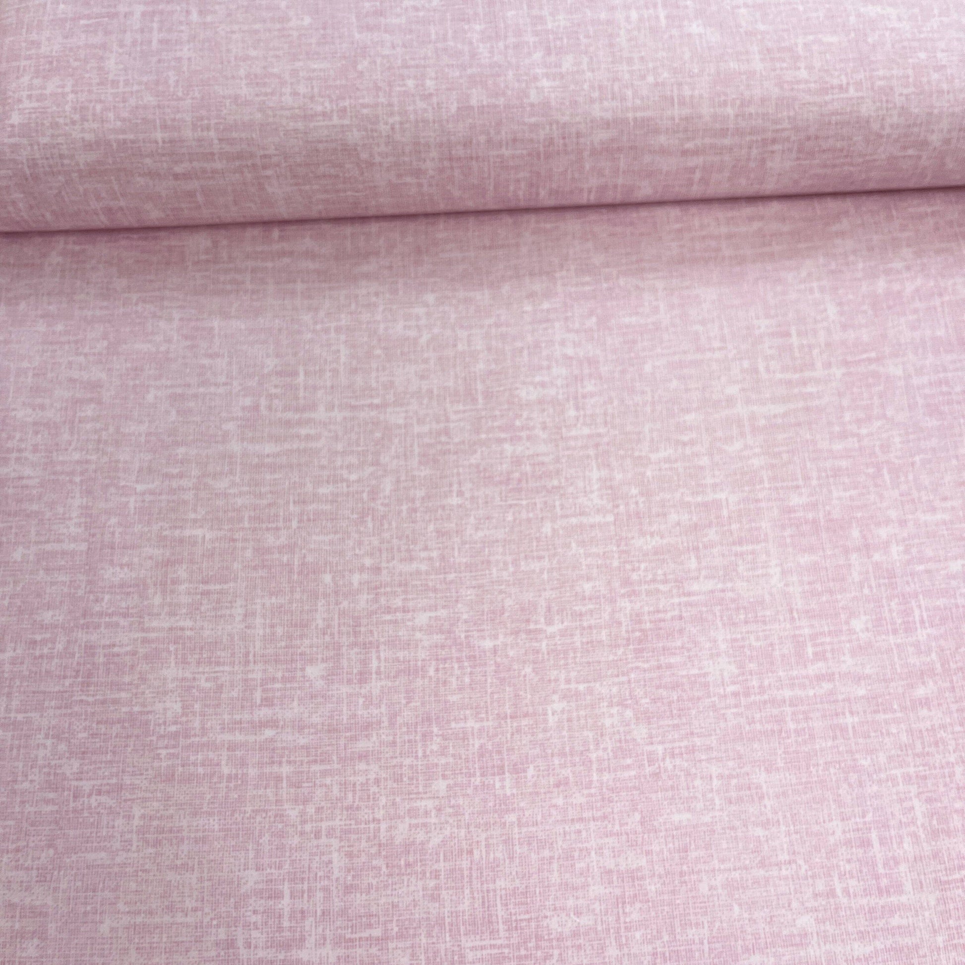Popeline 100 % Coton Mytissus® - Faux-Uni Rose Clair Tissu Coton MYTISSUS 