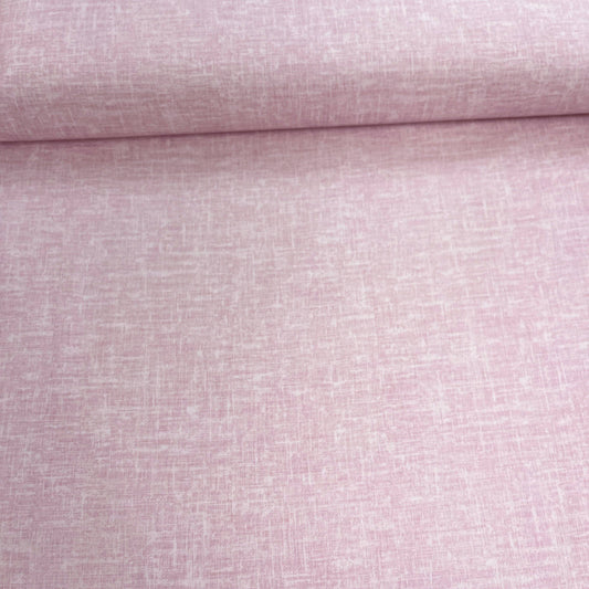 Popeline 100 % Coton Mytissus® - Faux-Uni Rose Clair Tissu Coton MYTISSUS 
