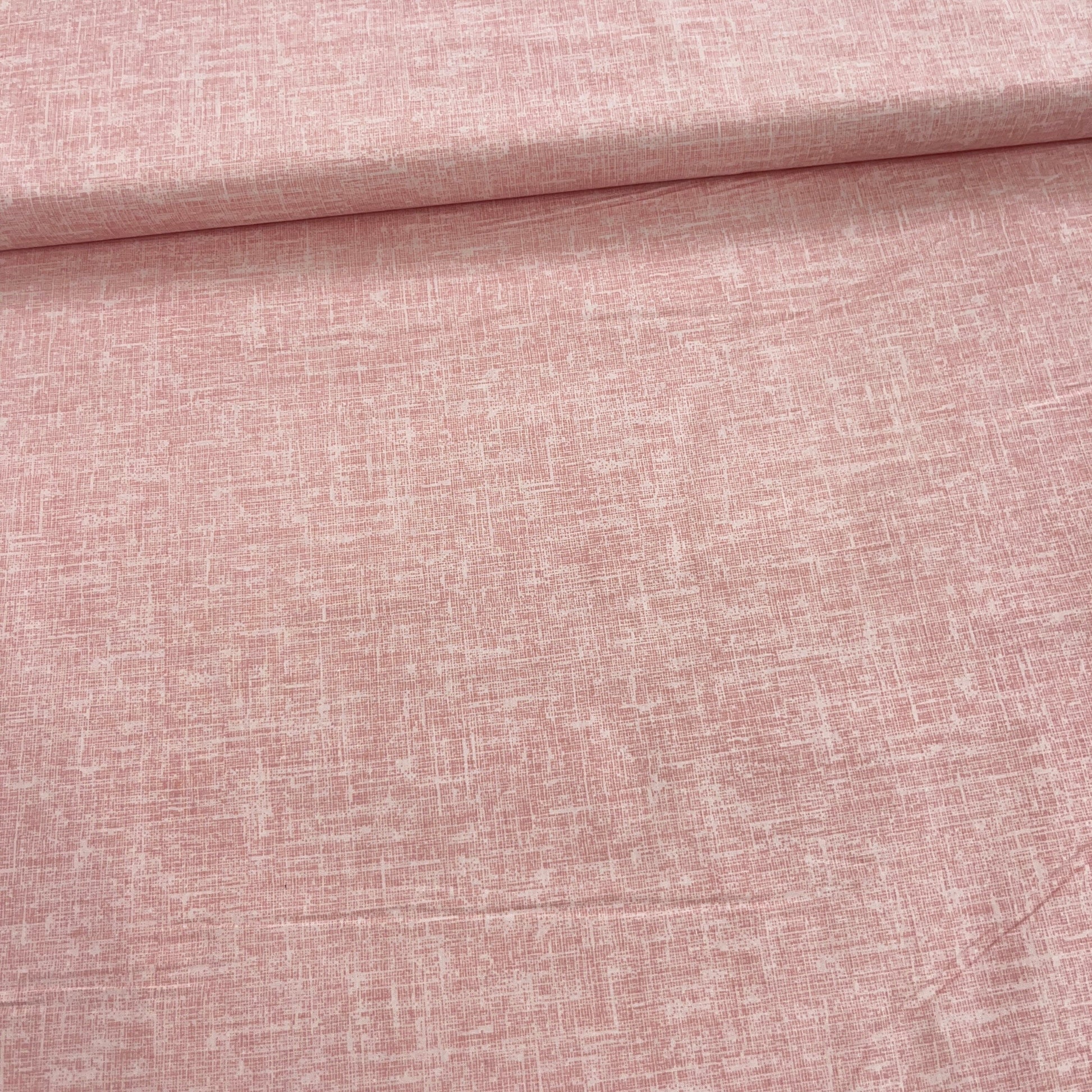 Popeline 100 % Coton Mytissus® - Faux-Uni Rose Corail MYTISSUS 