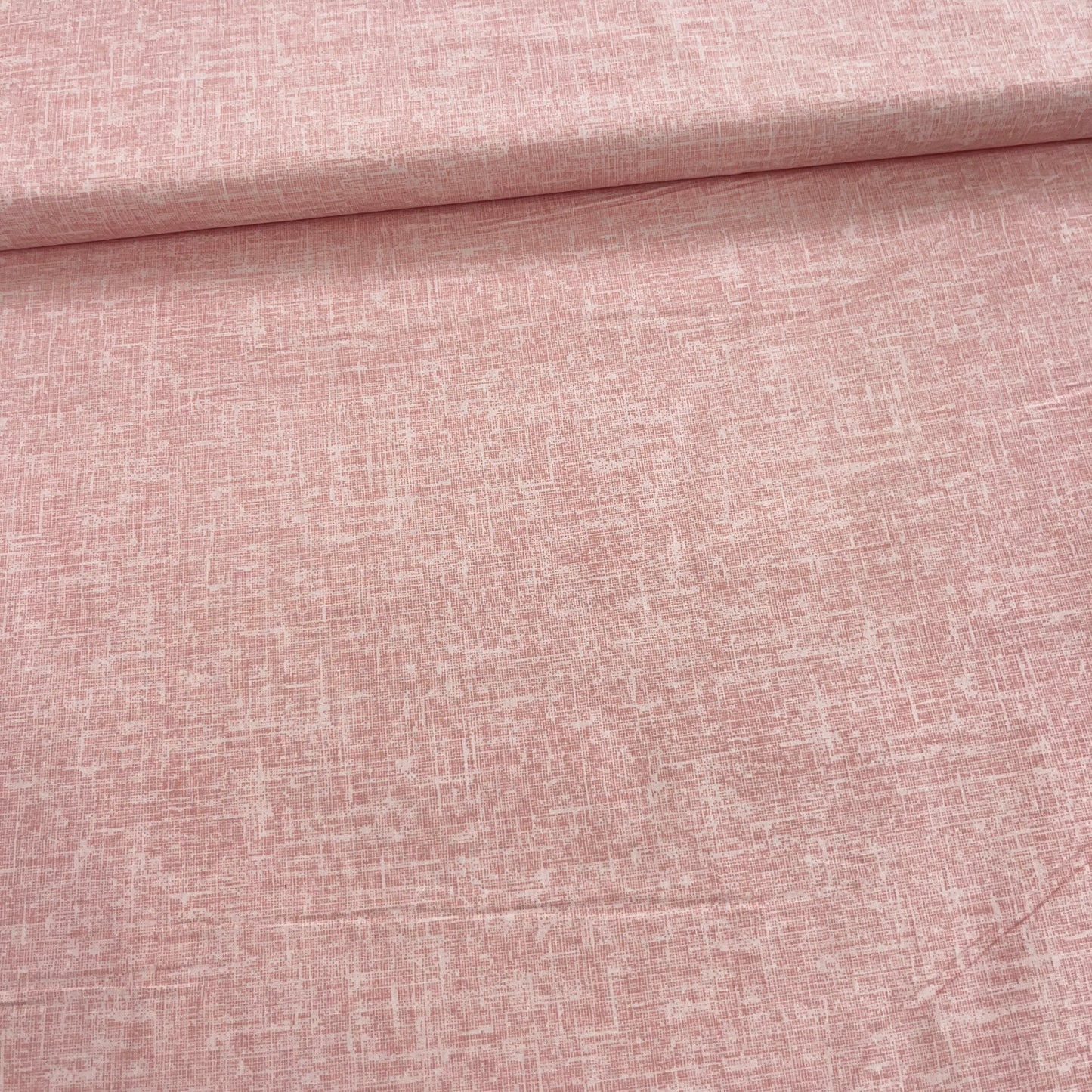 Popeline 100 % Coton Mytissus® - Faux-Uni Rose Corail Tissu Coton MYTISSUS 
