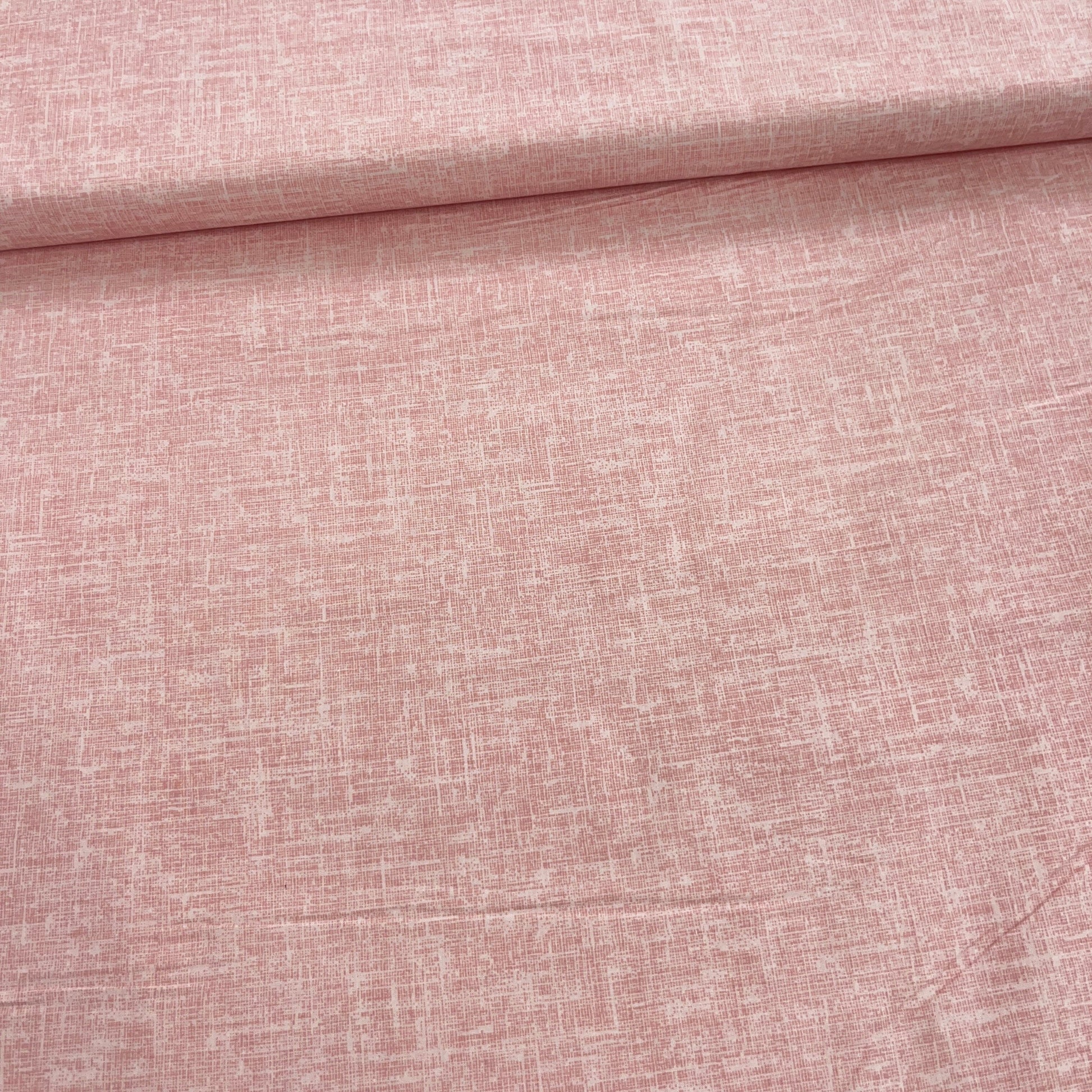 Popeline 100 % Coton Mytissus® - Faux-Uni Rose Corail Tissu Coton MYTISSUS 