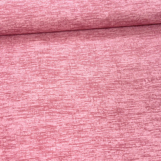 Popeline 100 % Coton Mytissus® - Faux-Uni Rose Foncé MYTISSUS 