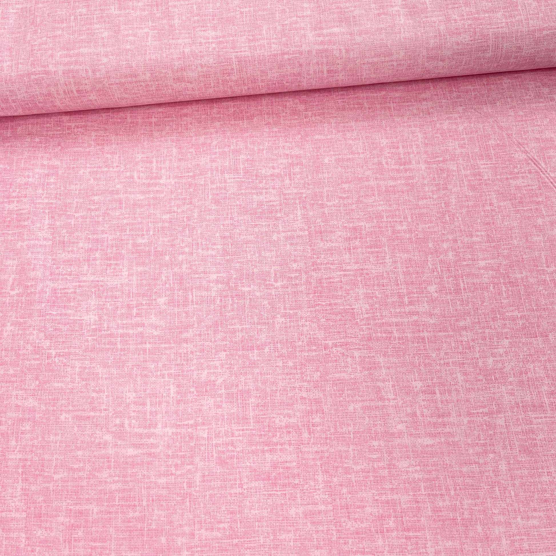 Popeline 100 % Coton Mytissus® - Faux-Uni Rose Vif Tissu Coton MYTISSUS 