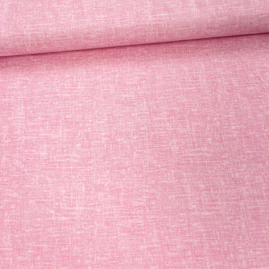 Popeline 100 % Coton Mytissus® - Faux-Uni Rose Vif Tissu Coton MYTISSUS 
