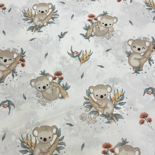 Popeline 100 % Coton Mytissus® - Koala Tissu Coton MYTISSUS 