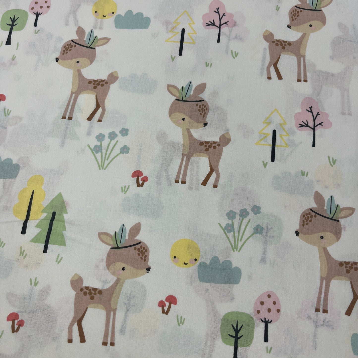 Popeline 100 % Coton Mytissus® - Le Bébé Bambi Tissu Coton MYTISSUS 