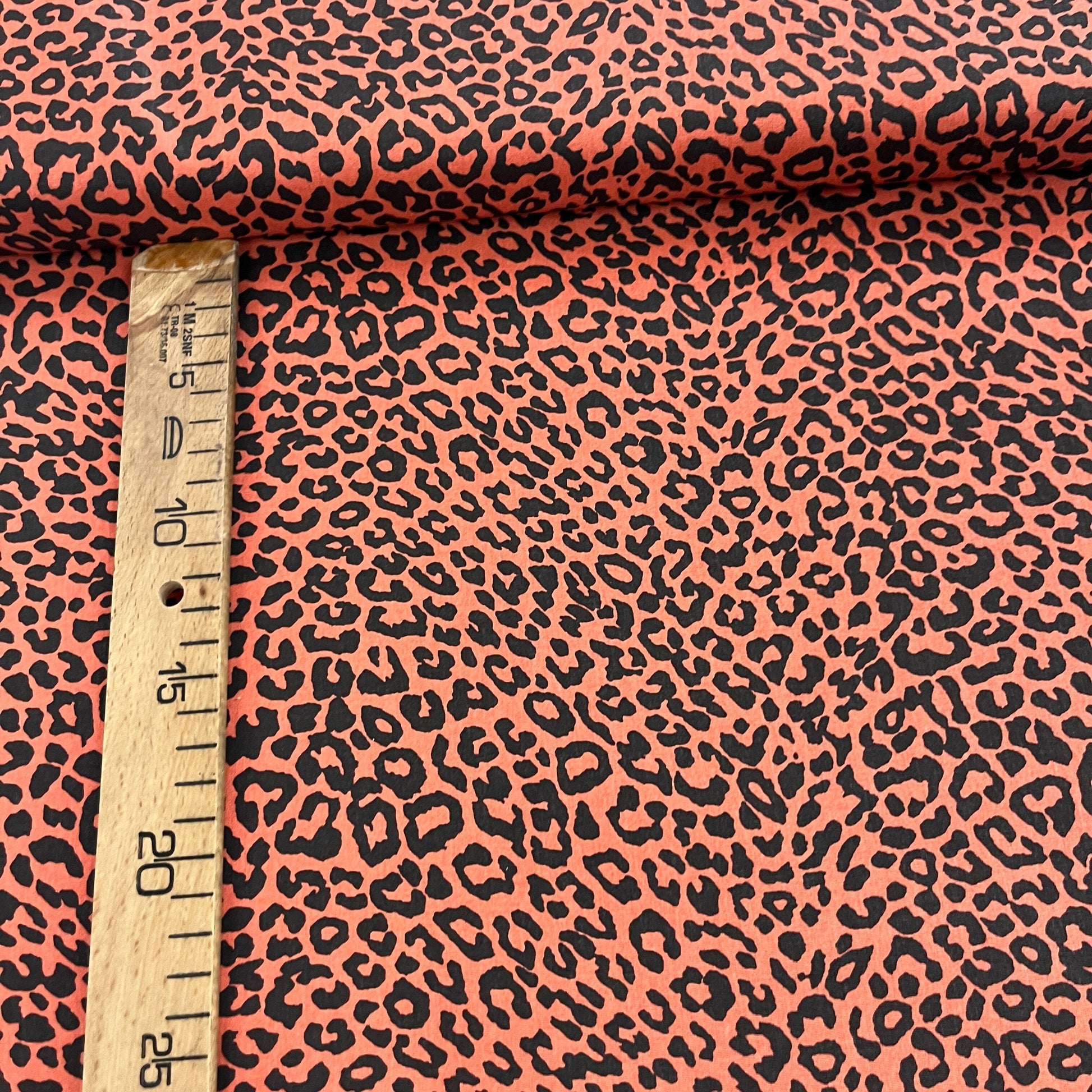 Popeline 100 % Coton Mytissus® - Léopard Terracotta Tissu Coton MYTISSUS 