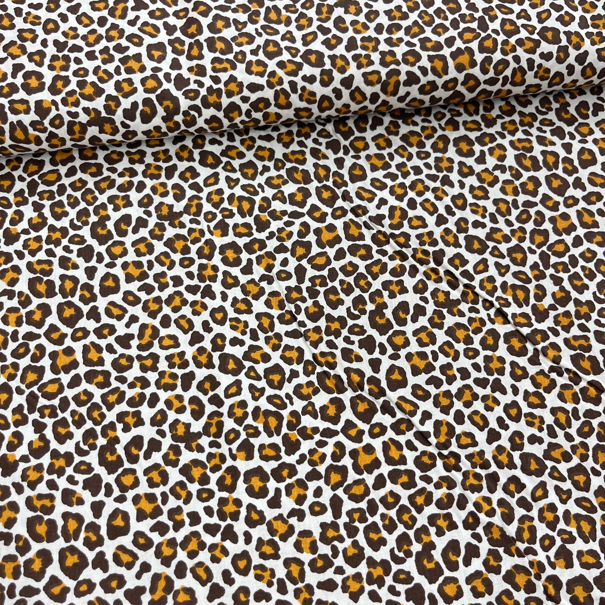 Popeline 100 % Coton Mytissus® - Léopard Véritable Tissu Coton MYTISSUS 