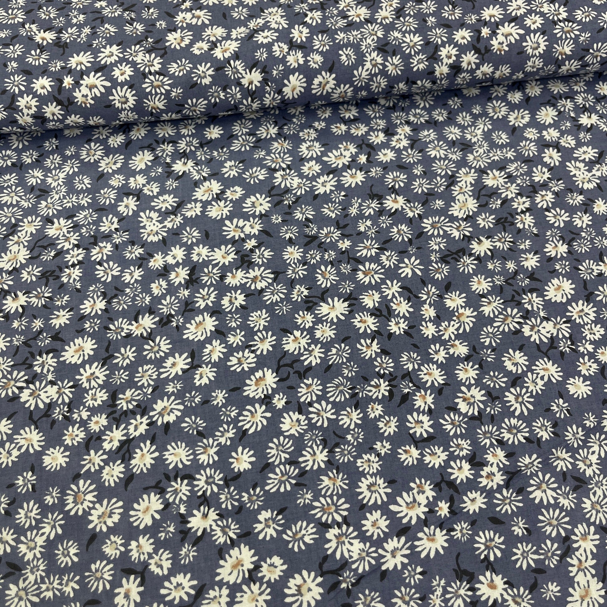 Popeline 100 % Coton Mytissus® - Liberty Bleu Tissu Coton MYTISSUS 