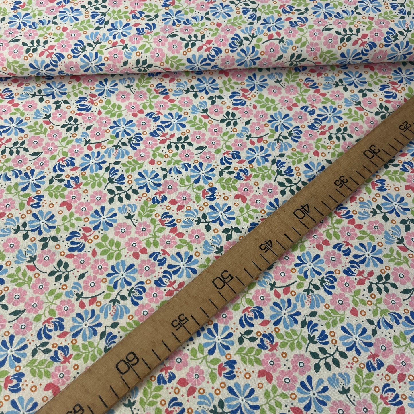 Popeline 100 % Coton Mytissus® - Liberty Coloré Tissu Coton MYTISSUS 