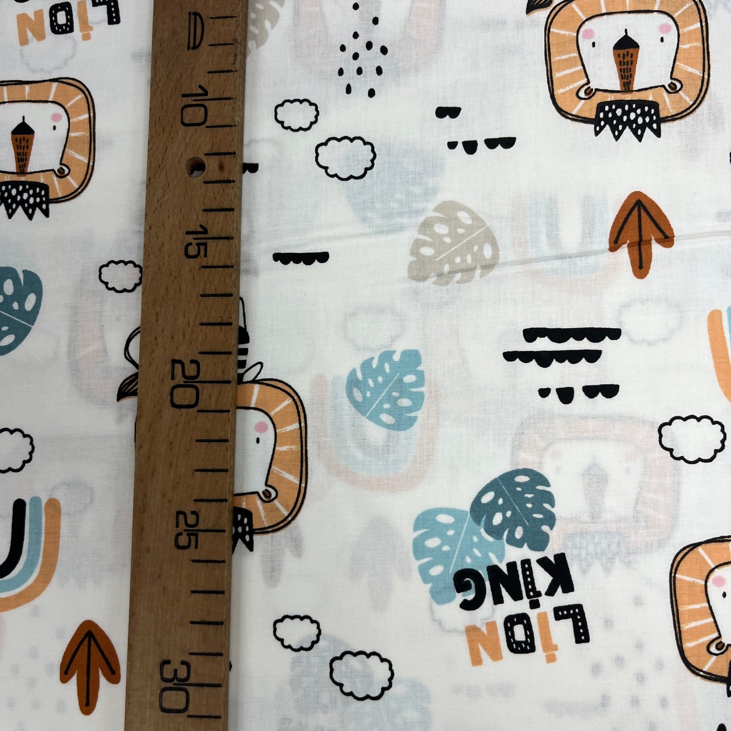 Popeline 100 % Coton Mytissus® - Lion King World Tissu Coton MYTISSUS 