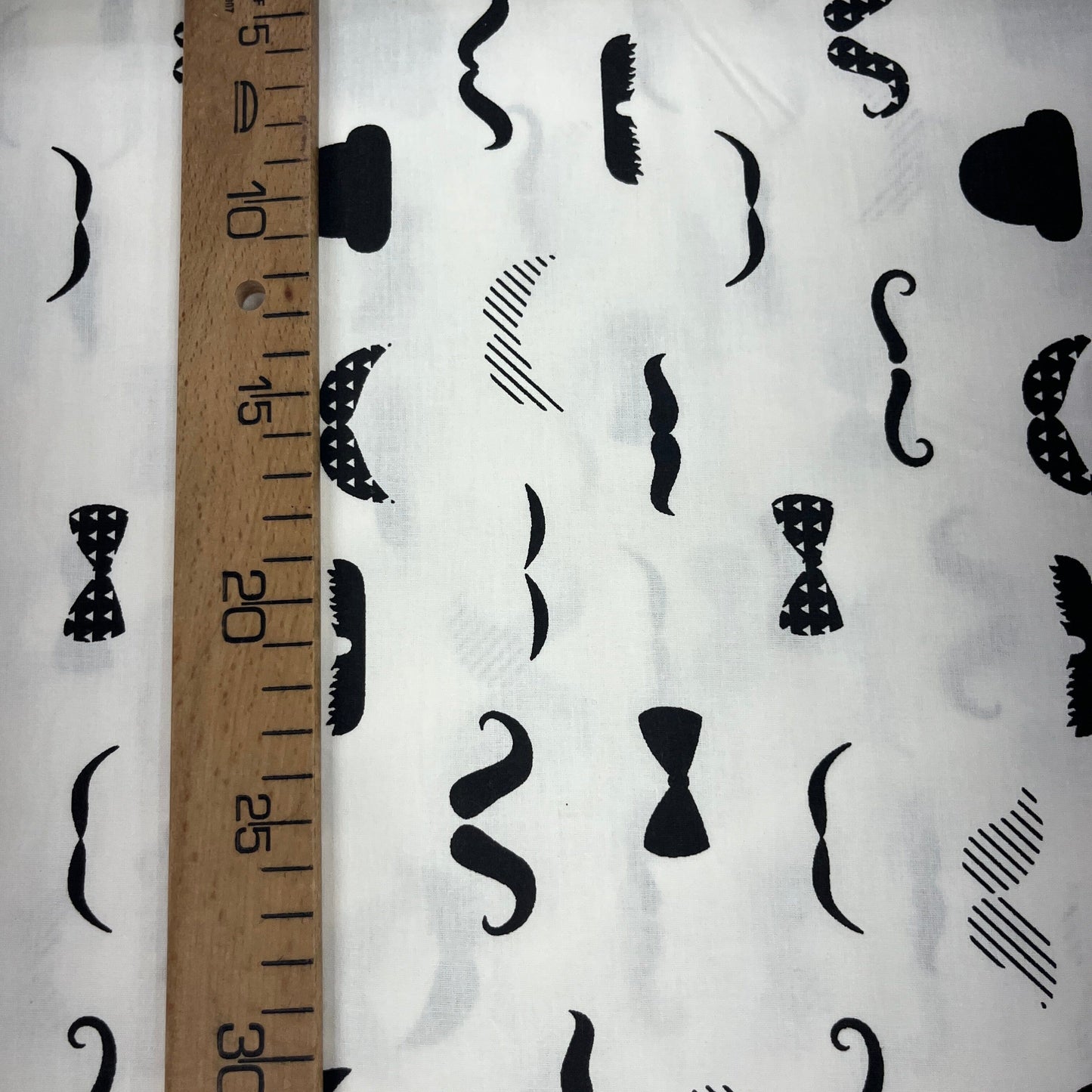 Popeline 100 % Coton Mytissus® - Monsieur Moustache MYTISSUS 