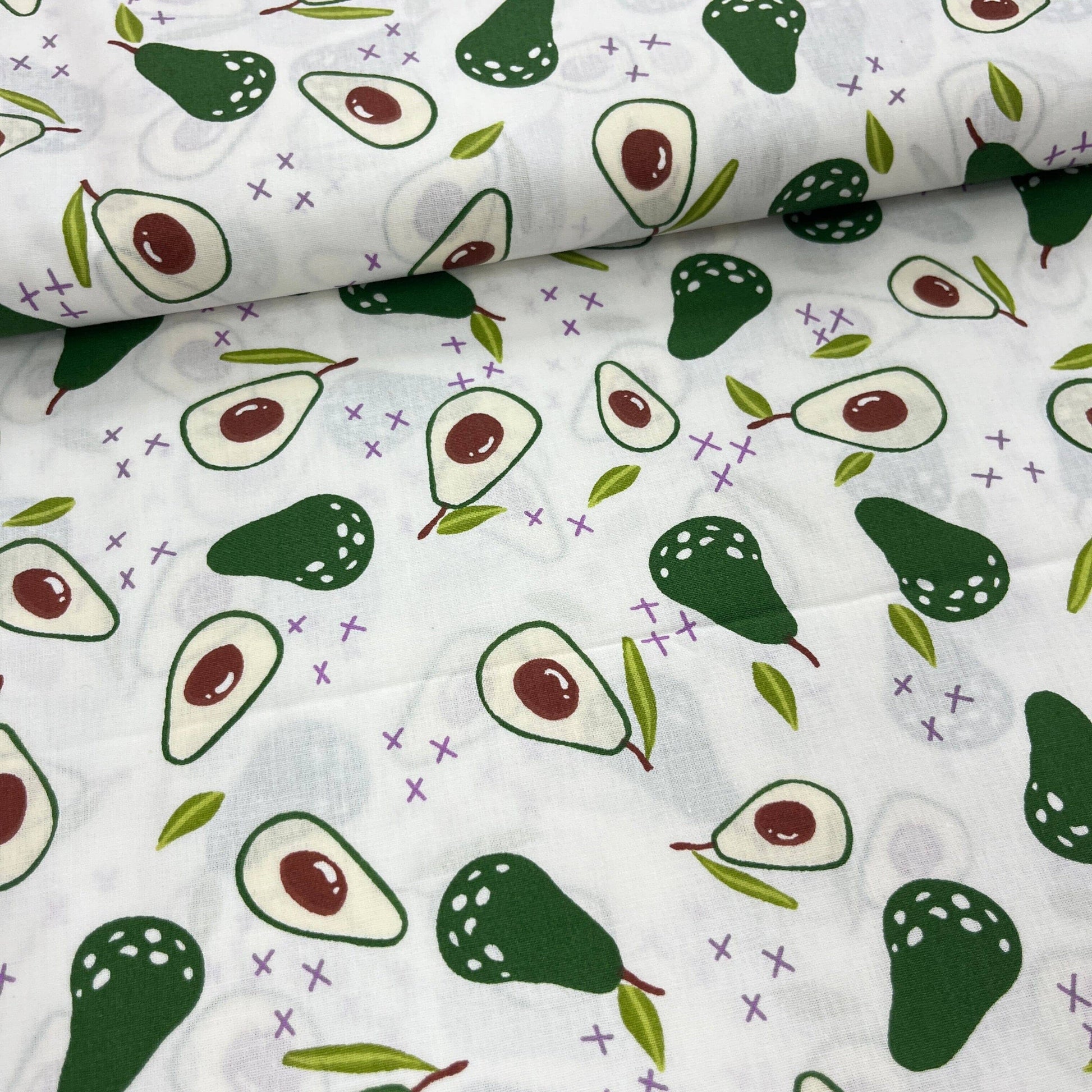 Popeline 100 % Coton Mytissus® - Petits Avocats Tissu Coton MYTISSUS 