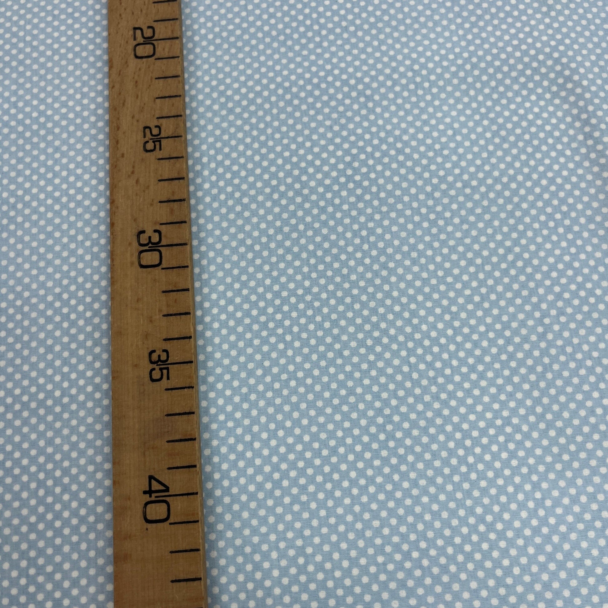 Popeline 100 % Coton Mytissus® - Petits Pois Bleu Tissu Coton MYTISSUS 