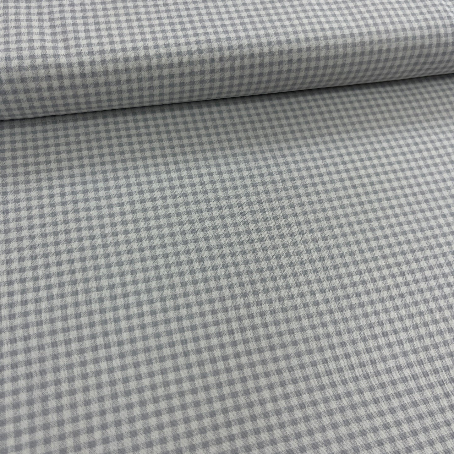 Popeline 100 % Coton Mytissus® - Petits Pois Gris Clair Tissu Coton MYTISSUS 