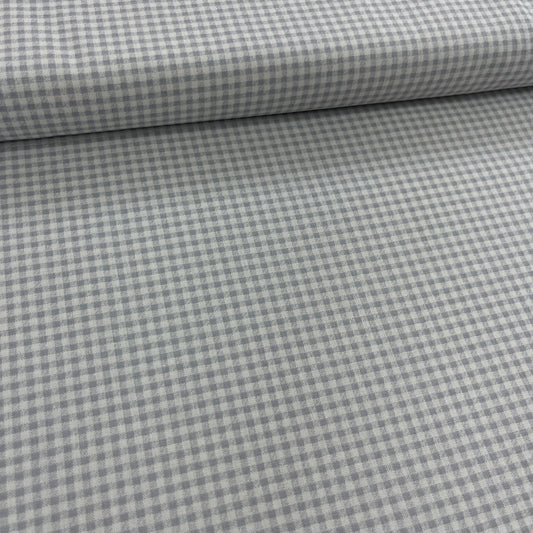 Popeline 100 % Coton Mytissus® - Petits Pois Gris Clair Tissu Coton MYTISSUS 