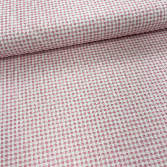 Popeline 100 % Coton Mytissus® - Petits Pois Vieux Rose Tissu Coton MYTISSUS 