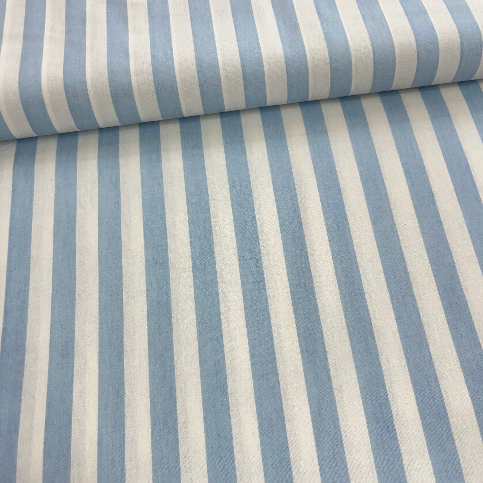 Popeline 100 % Coton Mytissus® - Rayures Bretagne Tissu Coton MYTISSUS 