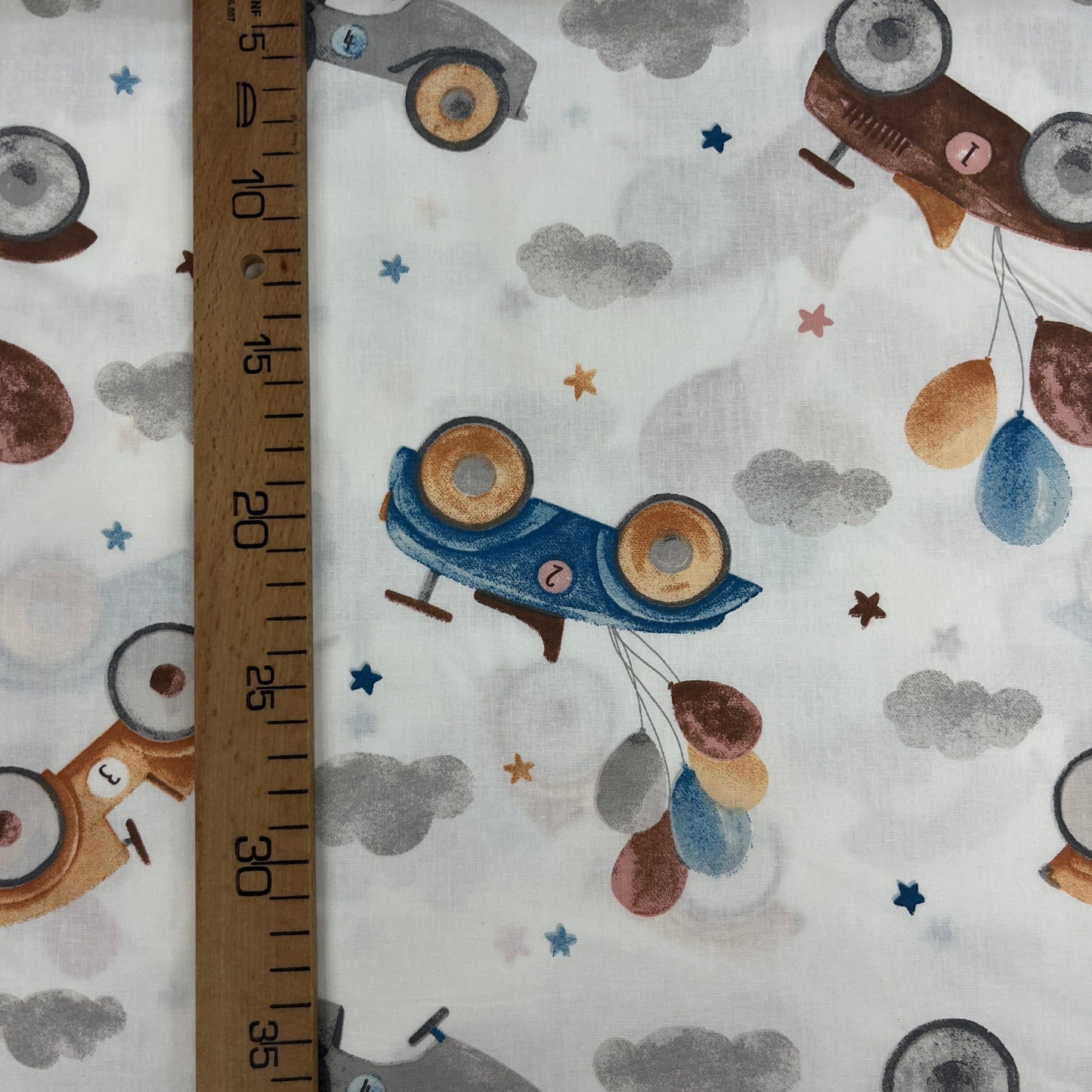 Popeline 100 % Coton Mytissus® - Voitures Anciennes Tissu Coton MYTISSUS 