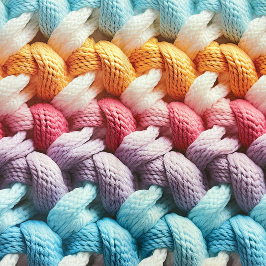 Tissu Coton 3D - Fibres de Laines - MYTISSUS