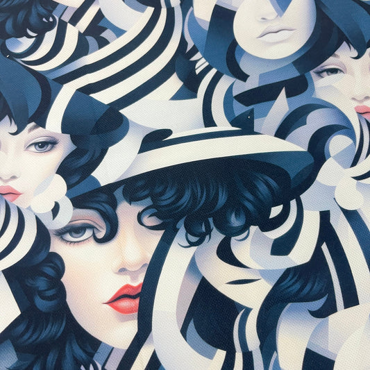 Tissu Impression Numérique - Années Bohème Tissu Ameublement MYTISSUS 