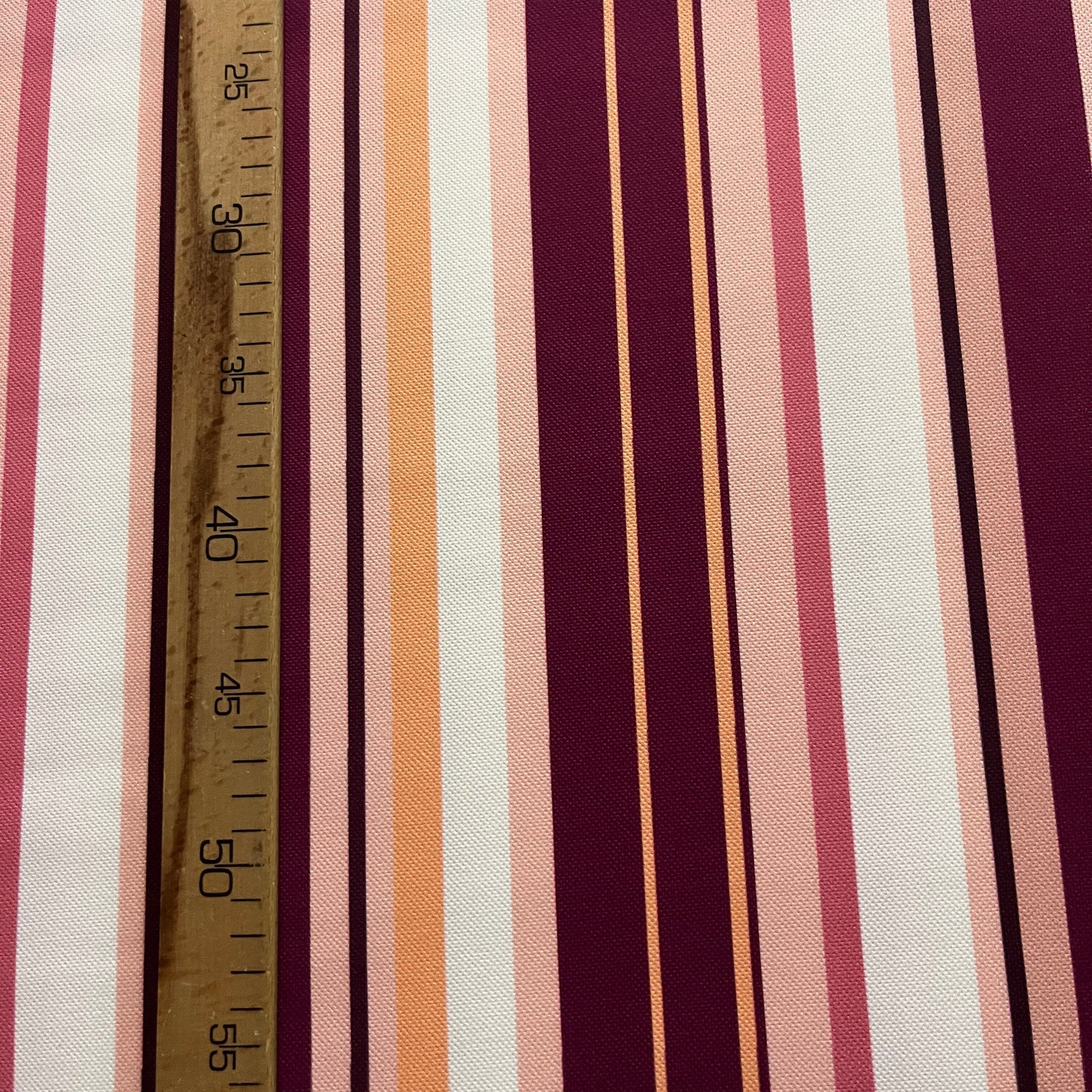 Tissu Impression Numérique - Bandes Colorées Tissu Ameublement MYTISSUS 