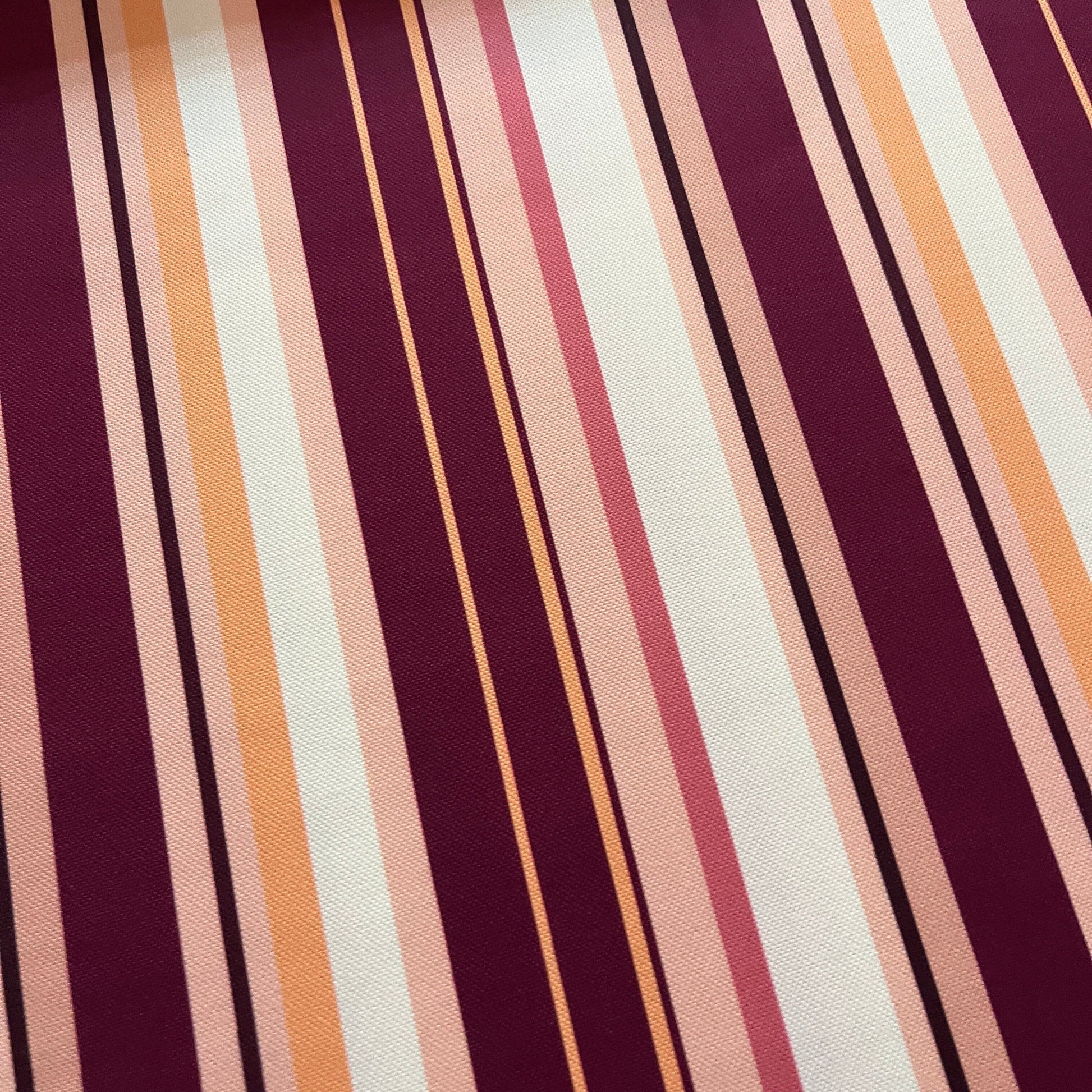 Tissu Impression Numérique - Bandes Colorées Tissu Ameublement MYTISSUS 