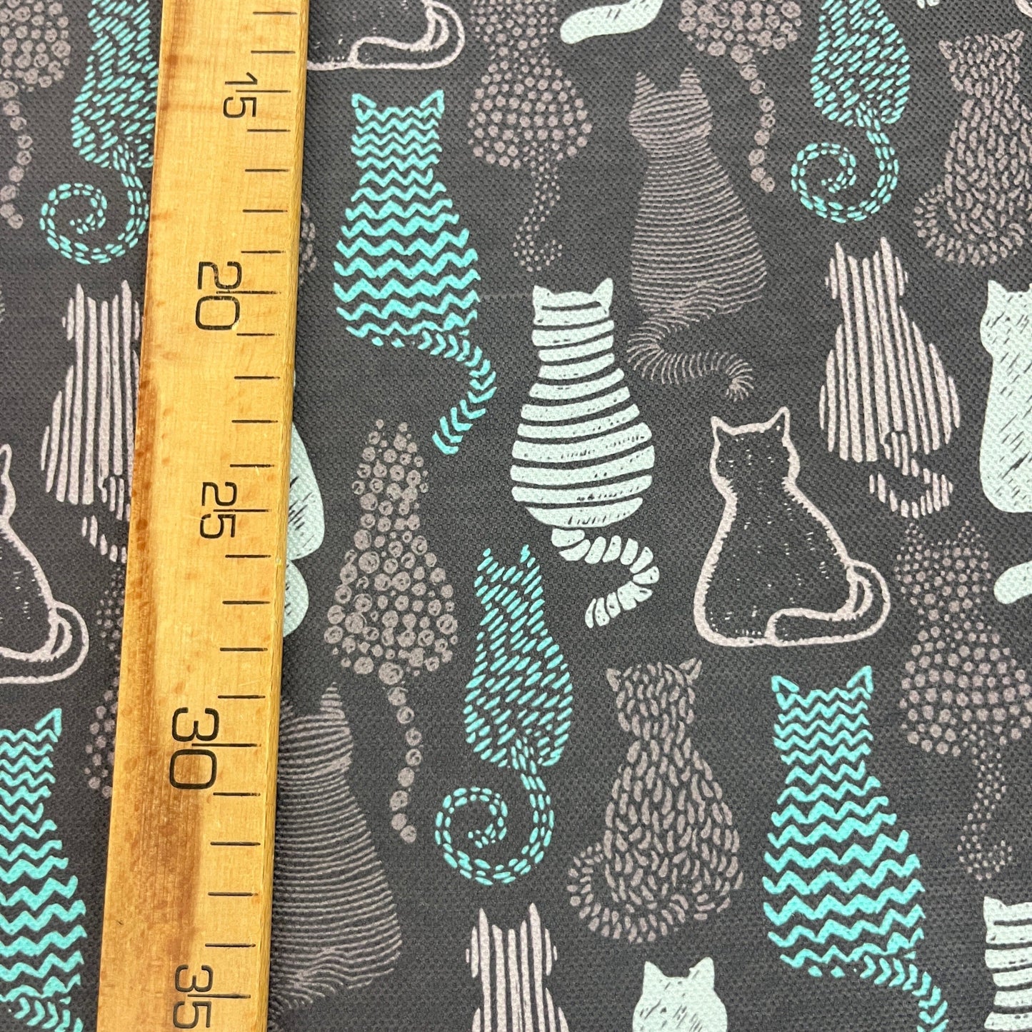 Tissu Impression Numérique - Chats Tournés Tissu Ameublement MYTISSUS 