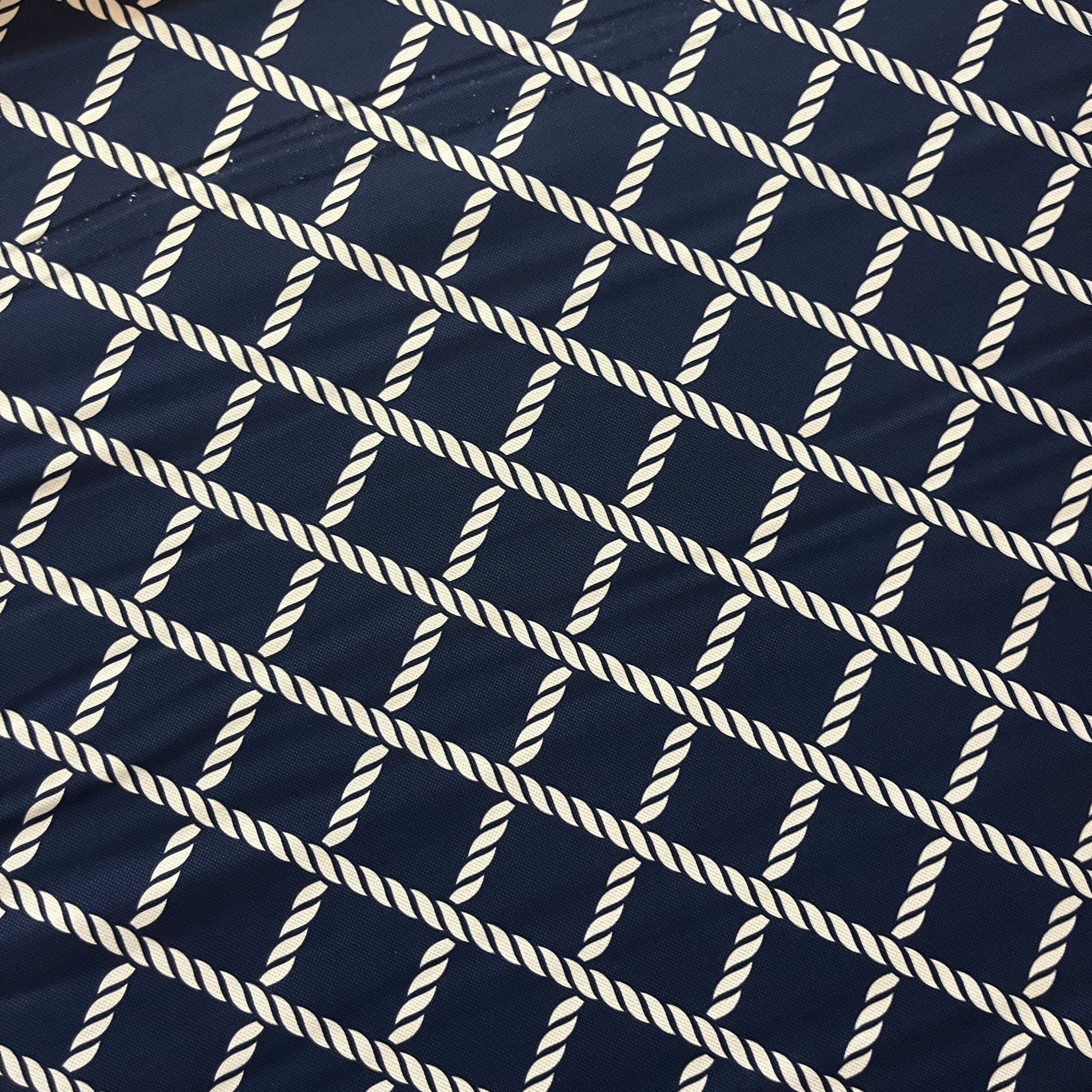 Tissu Impression Numérique - Cordes Marines Alignées Tissu Ameublement MYTISSUS 