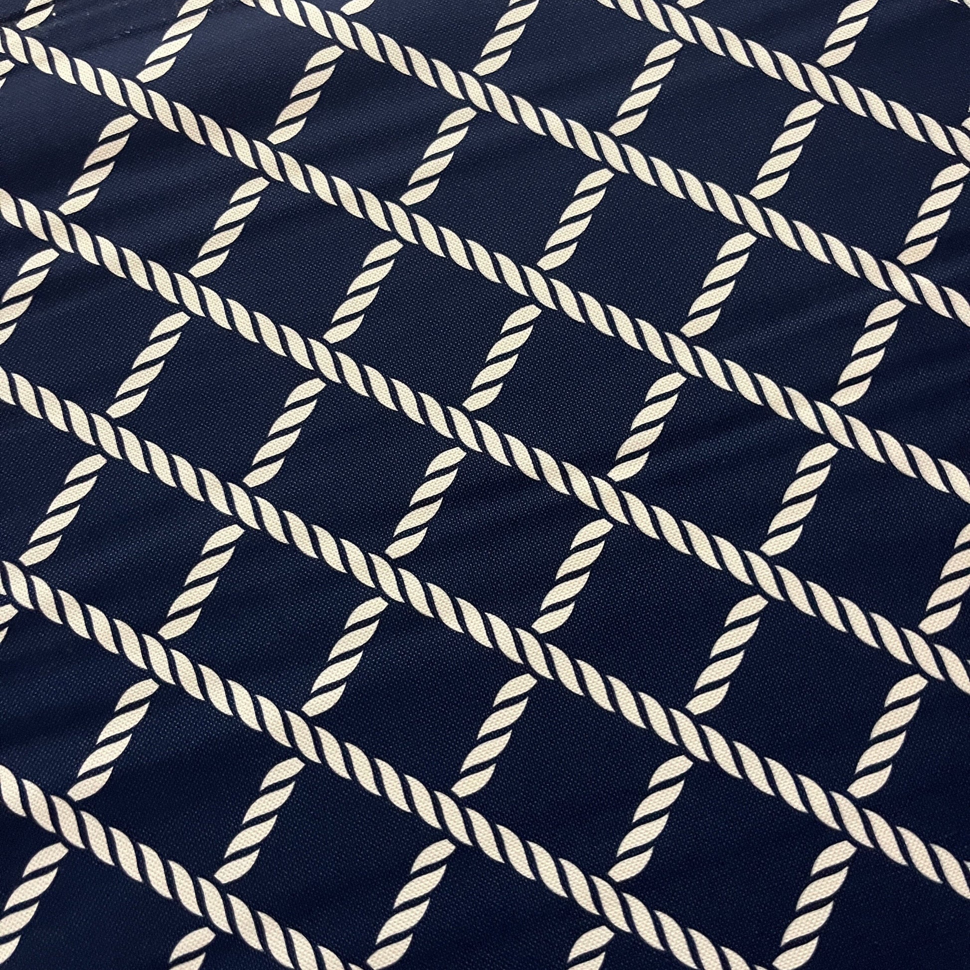 Tissu Impression Numérique - Cordes Marines Alignées Tissu Ameublement MYTISSUS 