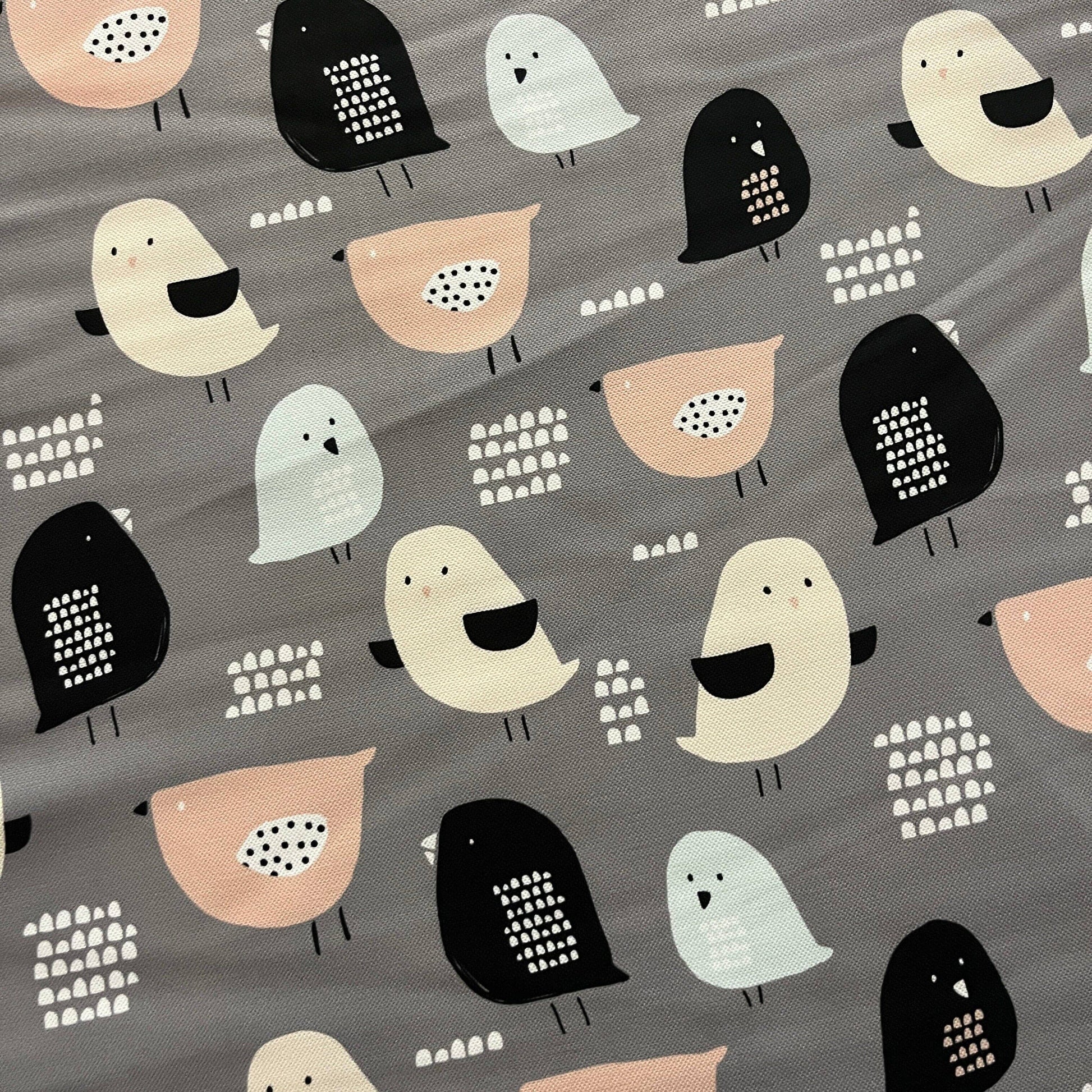 Tissu Impression Numérique - Drôles d’Oiseaux Tissu Ameublement MYTISSUS 