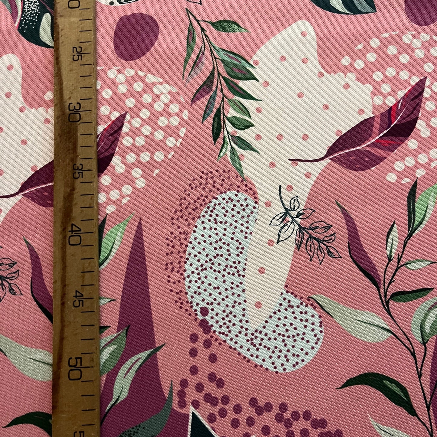 Tissu Impression Numérique - Élégance Bordeaux Tissu Ameublement MYTISSUS 