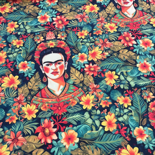 Tissu Impression Numérique - Frida Fleuri Tissu Ameublement MYTISSUS 
